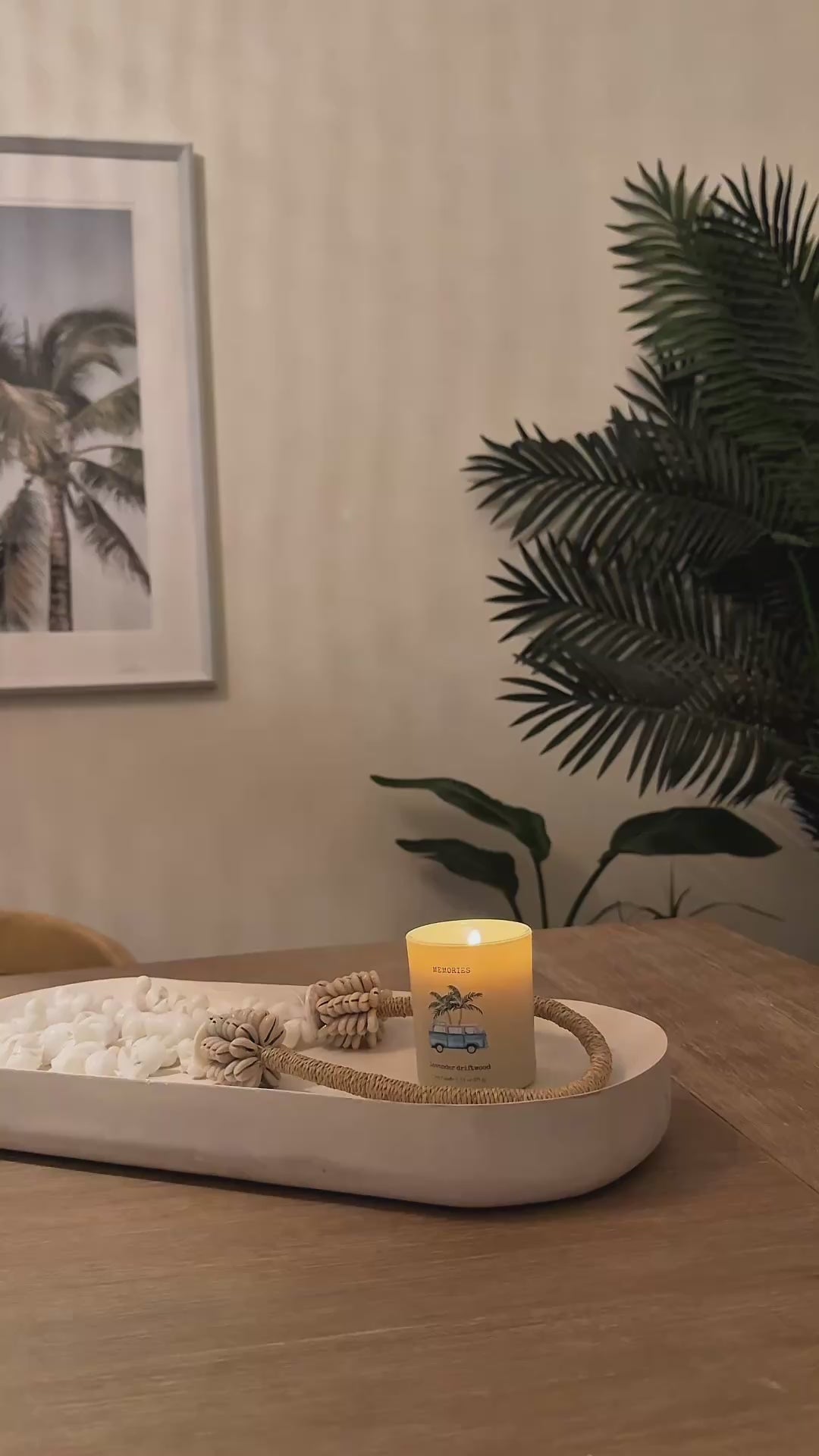 Lavender Driftwood Travel Size Candle (3.5 oz)